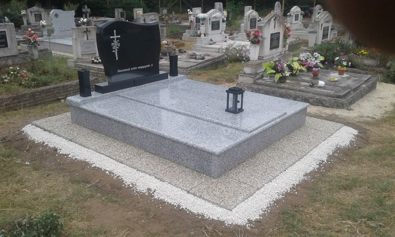 Kétszemélyes gránit síremlékek - Balázsgránit