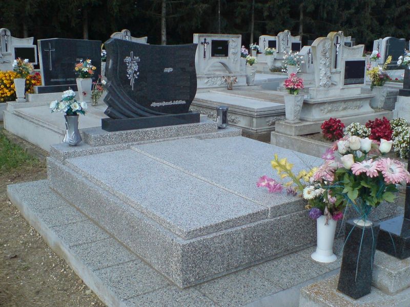 Kétszemélyes műkő síremlékek - Balázsgránit