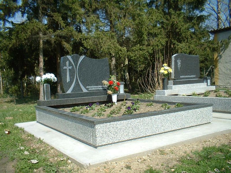 Kétszemélyes műkő síremlékek - Balázsgránit